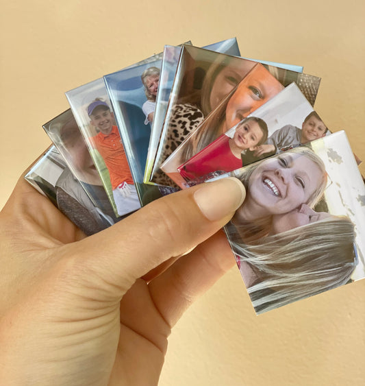 Custom Photo 2" x 2" Square Magnets - 9 pack